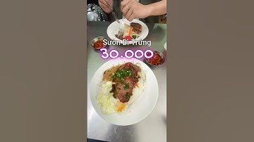 Sườn Bì Chả Trứng Nhiều Cơm Chị nha. 35.000 ăn quá đã  #shorts #comtam #ansapsaigon #breakfast