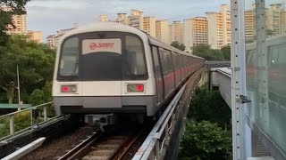 (Retired)SMRT Kawasaki Heavy Industries Nippon Sharyo C151 119/120 Lavender to Bugis