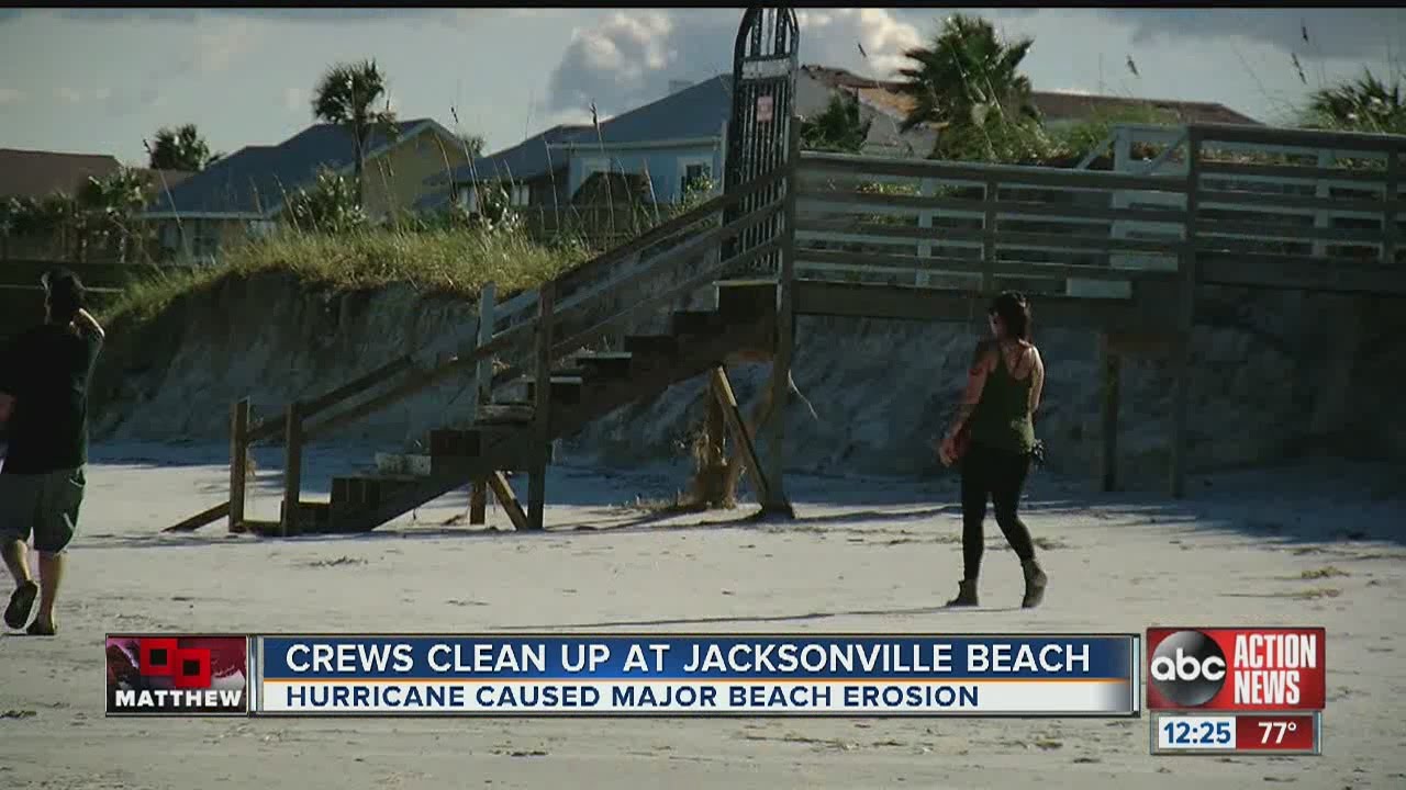 Jacksonville Beach clean up YouTube
