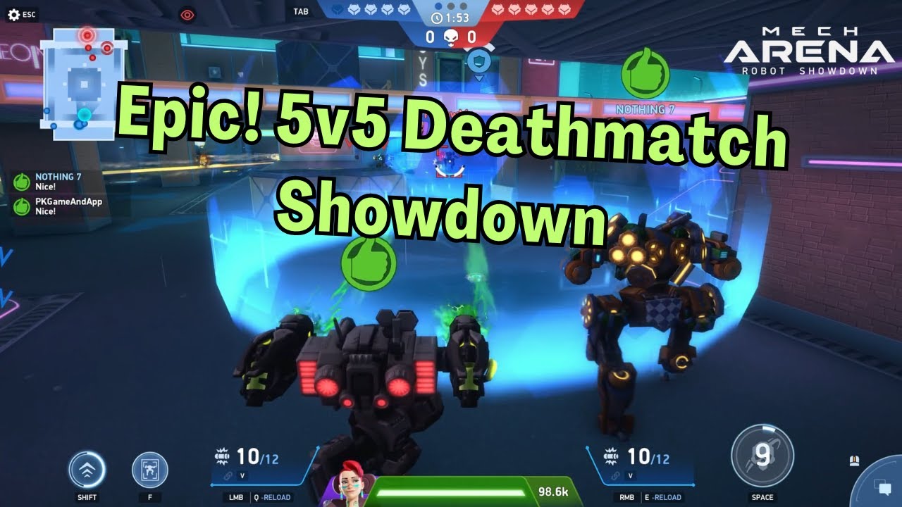 Epic 5x5 Deathmatch at Beatdown Club Mech Arena