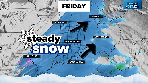 11 a.m. Friday update on another round of snow in central Indiana | Weather Impact Alert