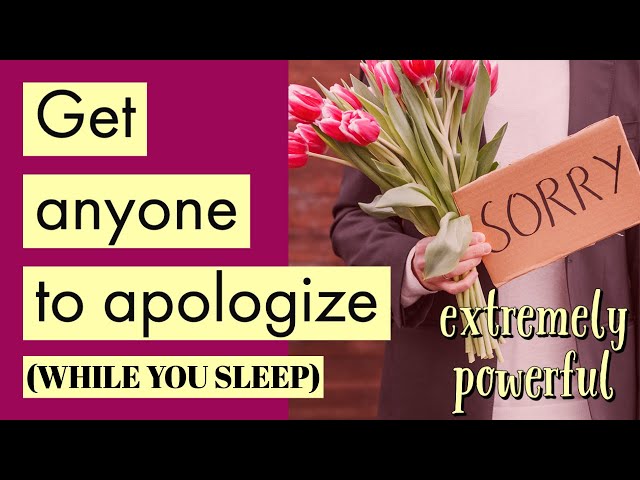 Get anyone to apologize (while you sleep) Veronica Isles 💖 Law of Attraction 💖 Powerful Meditation class=