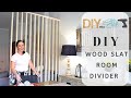 DIY with Elle - DIY Wood Slat Room Divider