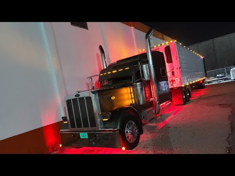 Peterbilt gets more lights/Bumper lights installation - YouTube