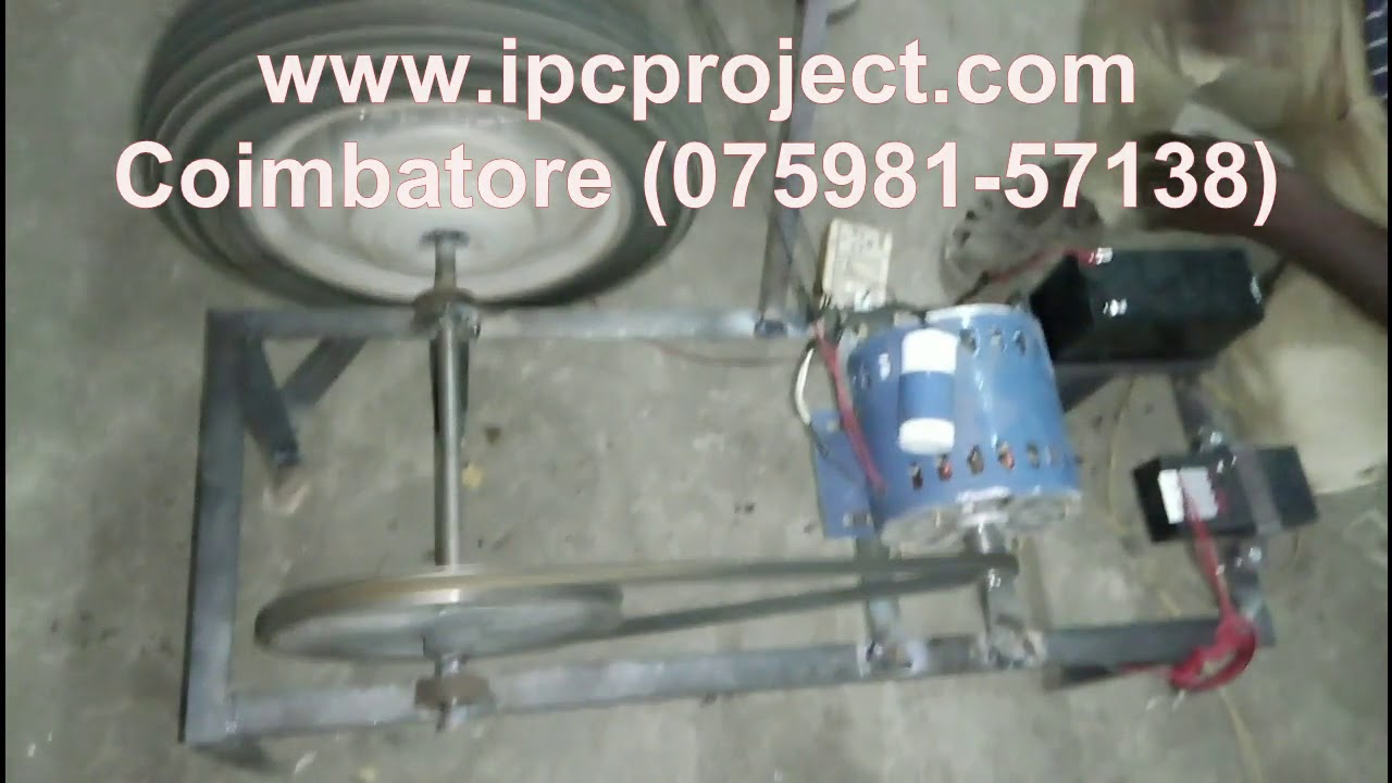 Regenerative braking system for two wheeler / Regenerative braking