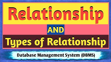 Relationship | Relationship Types in DBMS | Relationship in ER Diagram | Degree & Cardinality Based