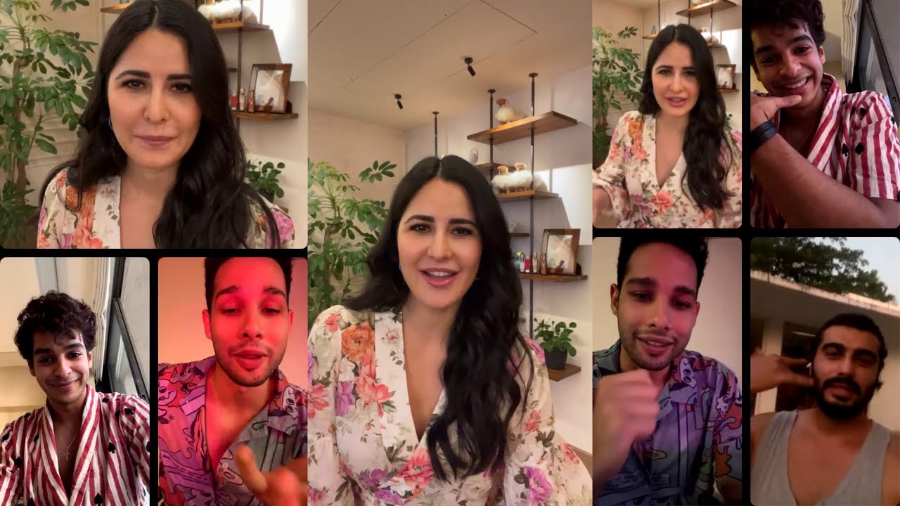 Катрина Каиф проводит прямой эфир в Instagram с командой Bhoot Phone и #arjunkapoor