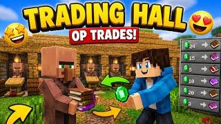 Minecraft Pe  Trading Hall Design 2026 Tutorial🤠💯 #minecraft #trading #gameplay 