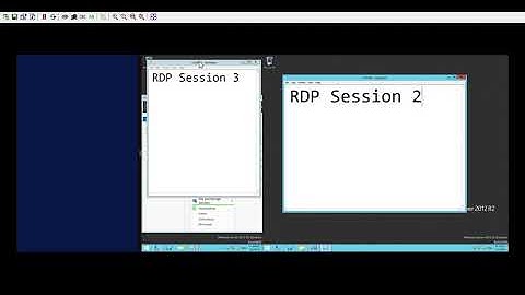 Multiple RDP sessions with 2 monitors