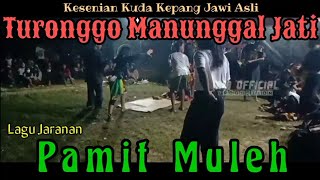 Pamit Muleh  Lagu Jaranan Lawas  Turonggo Manunggal Jati