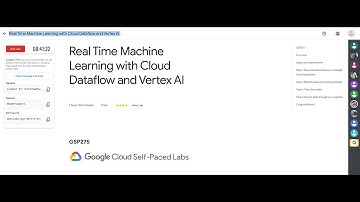 Real Time Machine Learning with Cloud Dataflow and Vertex AI || #Learn_to_earn |#qwiklabs || #GSP275