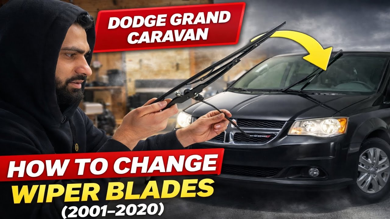 How to Change Wiper Blades on Dodge Grand Caravan (2001–2020) | Easy DIY Guide