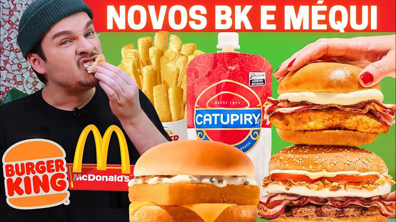 RETORNO DO MC FISH DO MC DONALD'S E NOVOS LANCHES DO BURGER KING - Vale ...