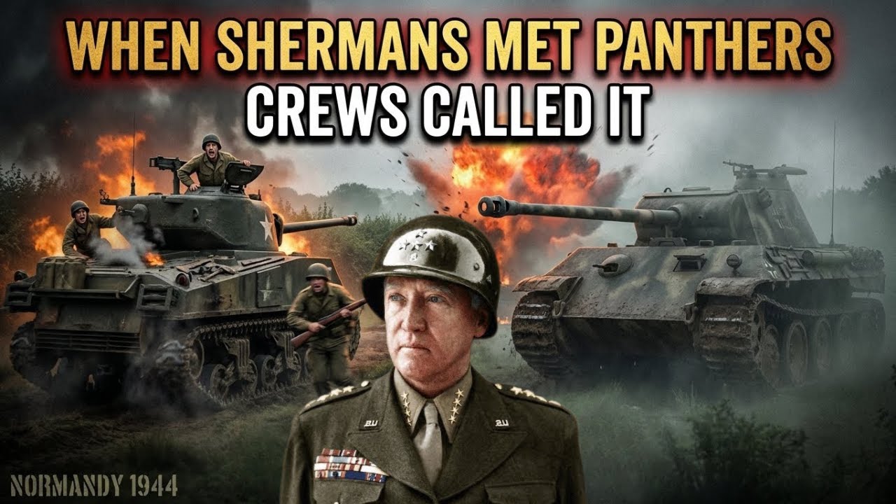 When American Shermans First Met Panthers in Normandy , Crews Called It a Nightmare