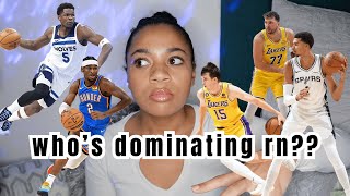 reacting to newest nba power rankings!