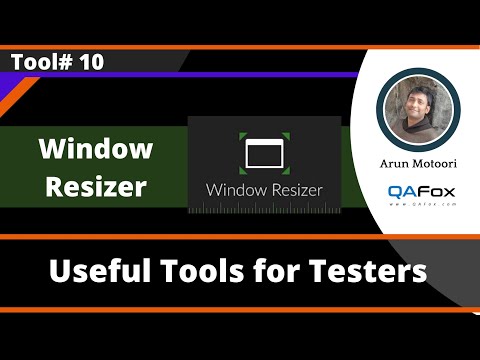 Window Resizer Chrome Addon - One of the Useful tools for Testers