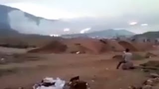 Liveleak - Syrian Army Launches Russian Mlrs Over Terrorists In Al Ghab Plain