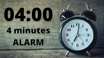 4 MINUTES - 240 SECONDS - TIMER & ALARM - COUNTDOWN