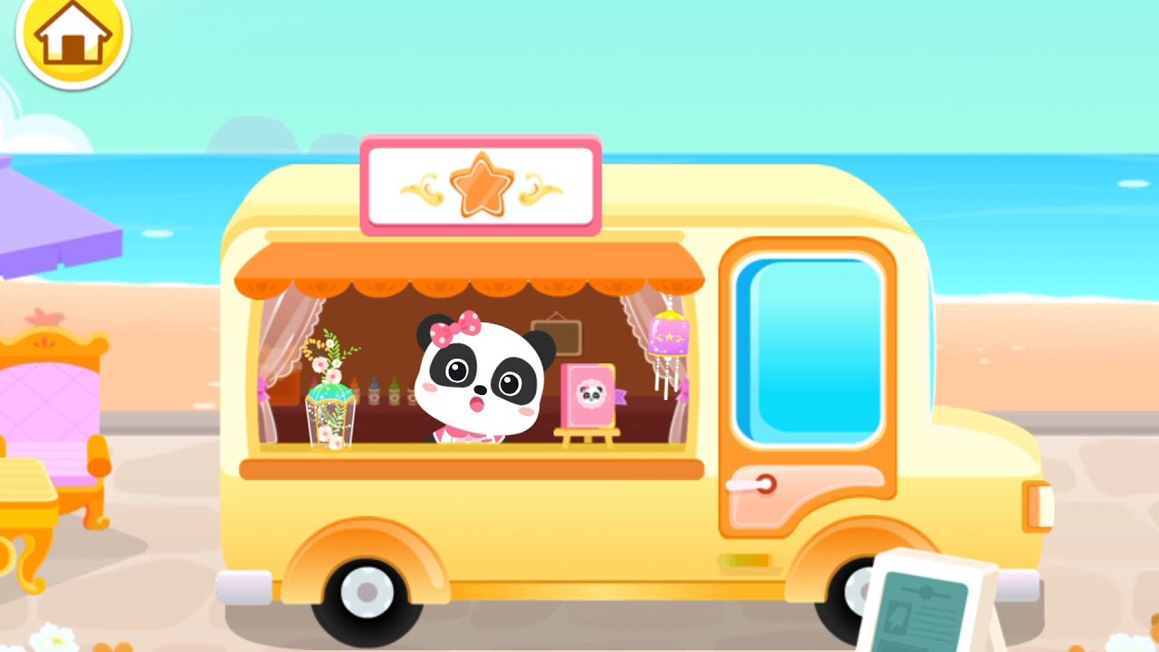 TRUK ES KRIM BEBYBUS MIU MIU JUALAN ES KRIM DUNIA