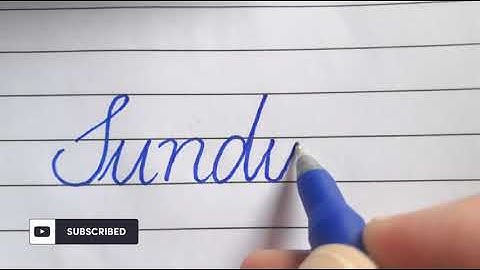 Name "Sundus" in Cursive Writing||SimpleWriting||JoiningWriting||Learn||CursiveWriting