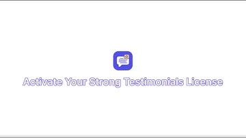 How to Activate Your Strong Testimonials Pro License in WordPress
