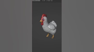 Modeling a Chicken in Blender [TIMELAPSE]