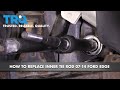 How to Replace Inner Tie Rod 2007-14 Ford Edge