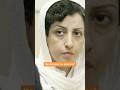 Nobel Peace Prize awarded to jailed Iranian activist Narges Mohammadi #shorts