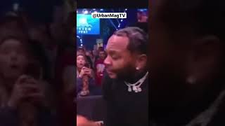 KEVIN GATES PUNCHES WRESTLER TONY NESE DURING AEW DYNAMITE EVENT