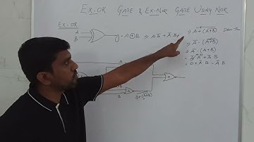 Ontwerp EXOR & ENOR Gates: NOR-only truc onthuld || Leergedachte || S Vijay Murugan