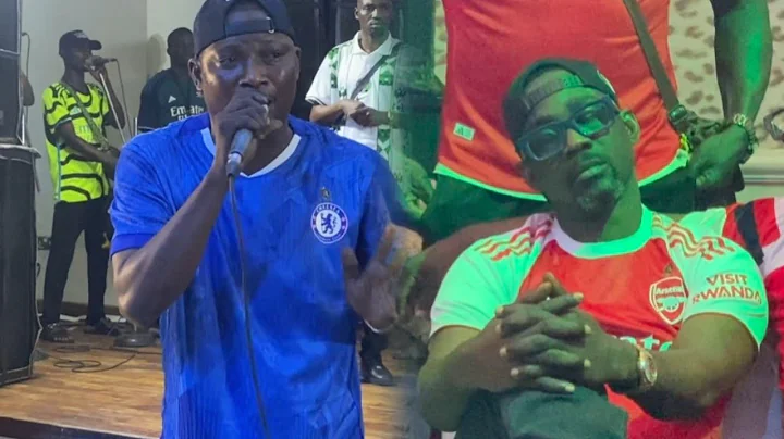 SEE HOW ALH. TIRI LEATHER ENTERTAIN ALH. PASUMA WHILE HE SING ALONG WITH HIM WHILE DANCING