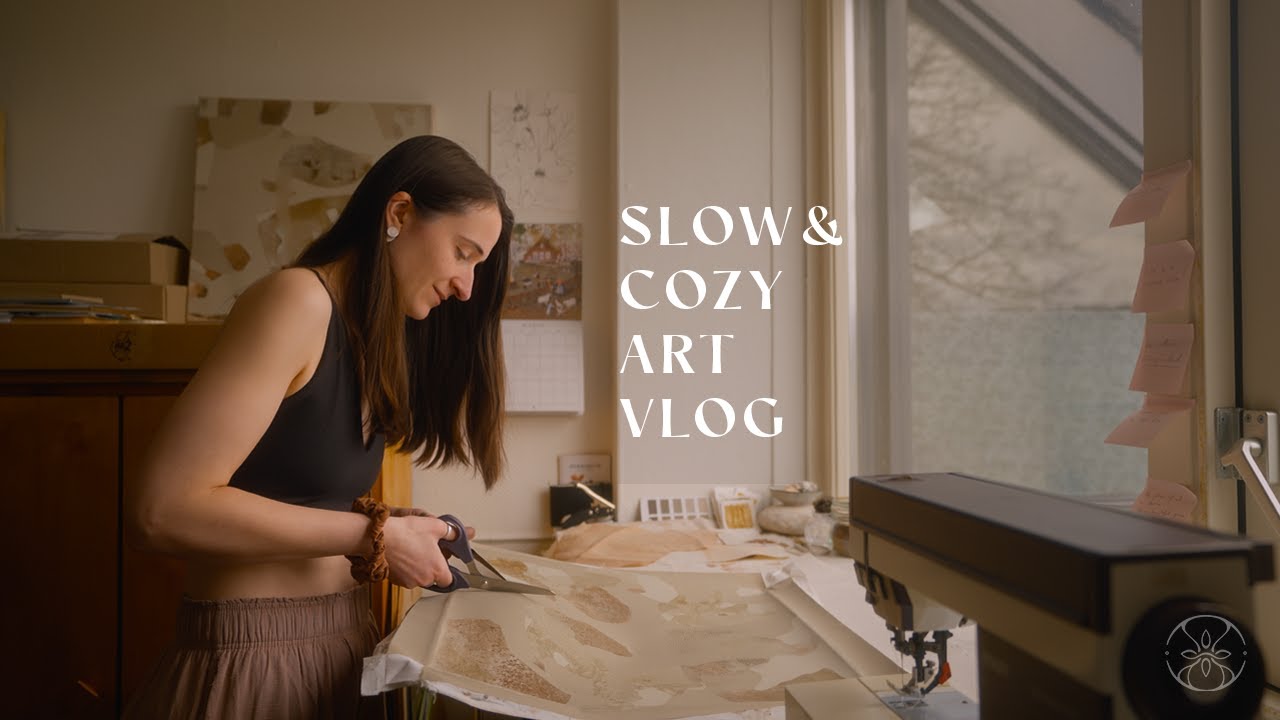 Cozy & Slow Day In My Art Studio | Let's talk about HSP feelings - YouTube