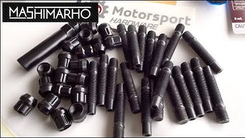 Getting ready for FLUSH fitment! // Extended Wheel Studs 68mm (BMW E90 E92 E93)