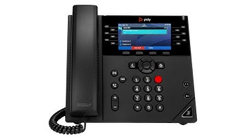 18 Polycom VVX 450 Access Voicemail