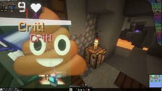 POLAR FLY on Mineblaze Skywars || Augustus Client