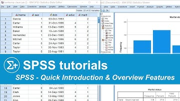 SPSS - Quick Introduction & Overview Main Features