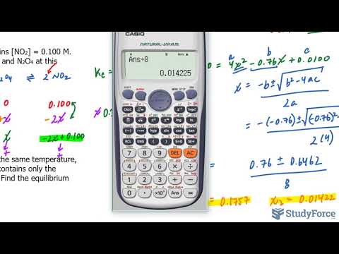 ⚗️ Finding Equilibrium Concentrations from Initial Concentrations and the Equilibrium Constant (Q3)