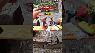 Craftsman vs Ryobi impact testing #satire #construction