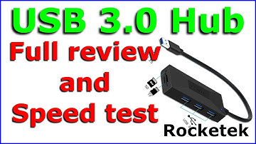 Rocketek USB 3.0 Hub review and speed test