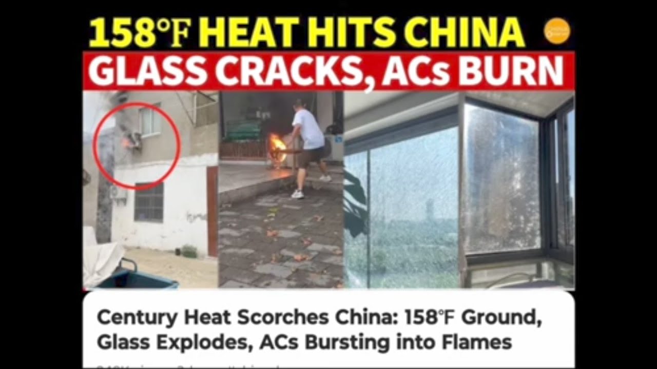 Chinese plasma; trees burning inside, utilities on fire, melting infrastructure