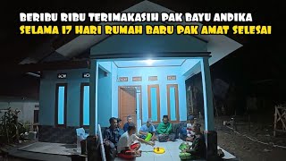 AKHIRNYA PROGRES BEDAH RUMAH DOYONG REYOD MILIK PAK AMAT SEKARANG JADI ISTANA MEGAH SUDAH SELESAI 