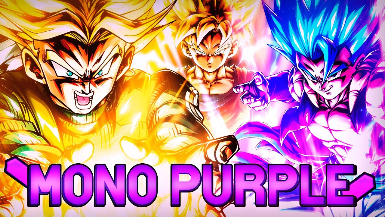 SOLD - ($38) Really Good Mono Purple Team + Ultra Gogeta + More