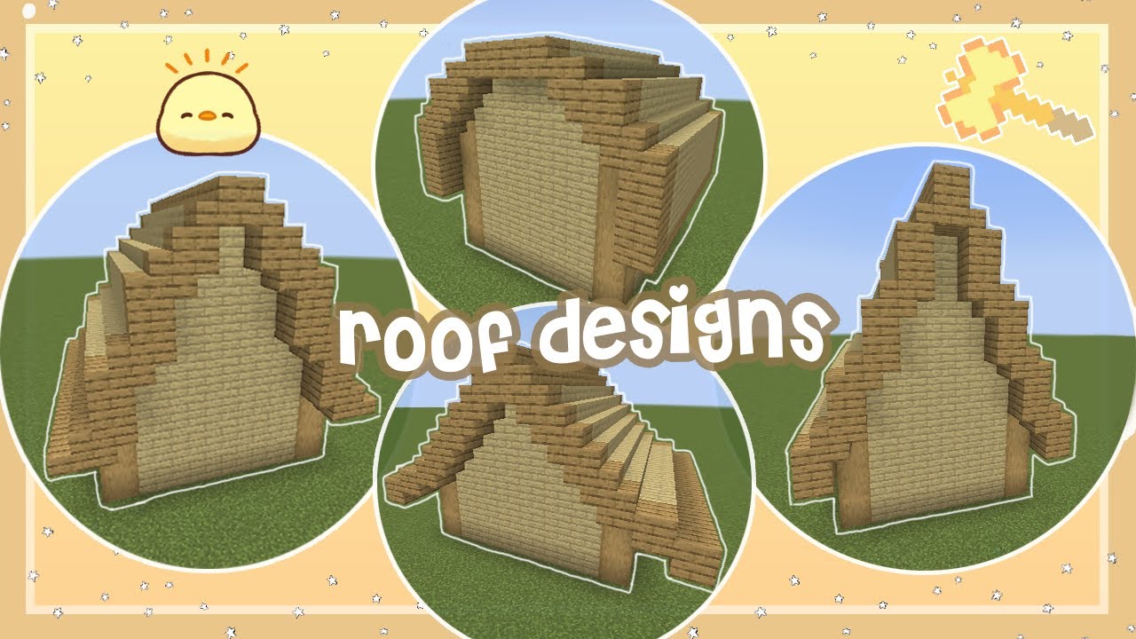 Como construir bem no Minecraft: Ideia de telhados - YouTube