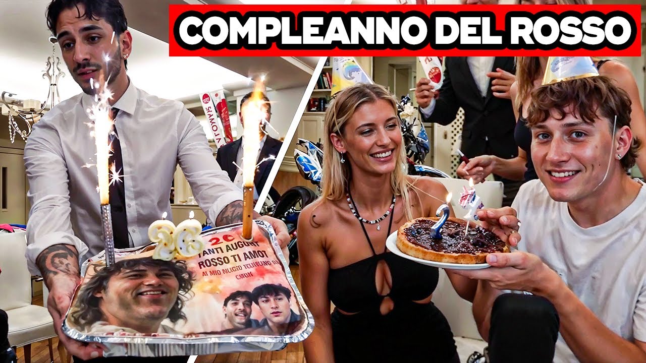 Festa Di Compleanno del ROSSO a ROMA Con Virginia, Simone, Tomas, Rocca & Tanti Altri