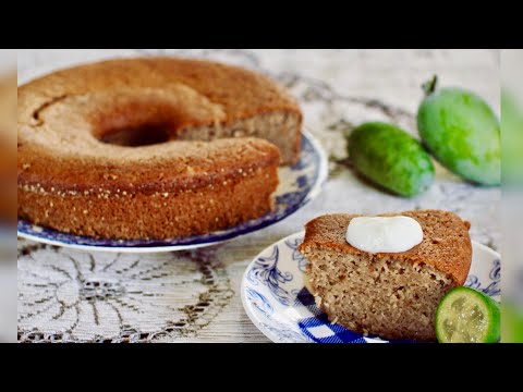 Video: Almond Coconut Cake With Feijoa