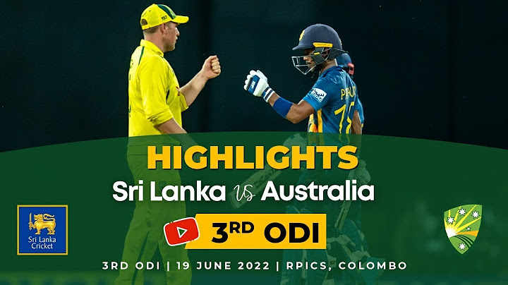 Sri Lanka complete highest chase at Premadasa | 3rd ODI Highlights | Sri Lanka vs Australia 2022