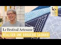 Comment raliser une broderie sashiko avec marienolle bayard  festival artesane