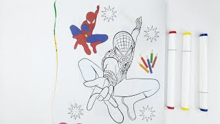 Spider man colouring (page 13) screenshot 4