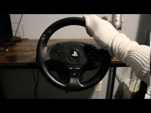 PS4 - Lenkrad / Racing / Steering Wheel mit Pedale #T80