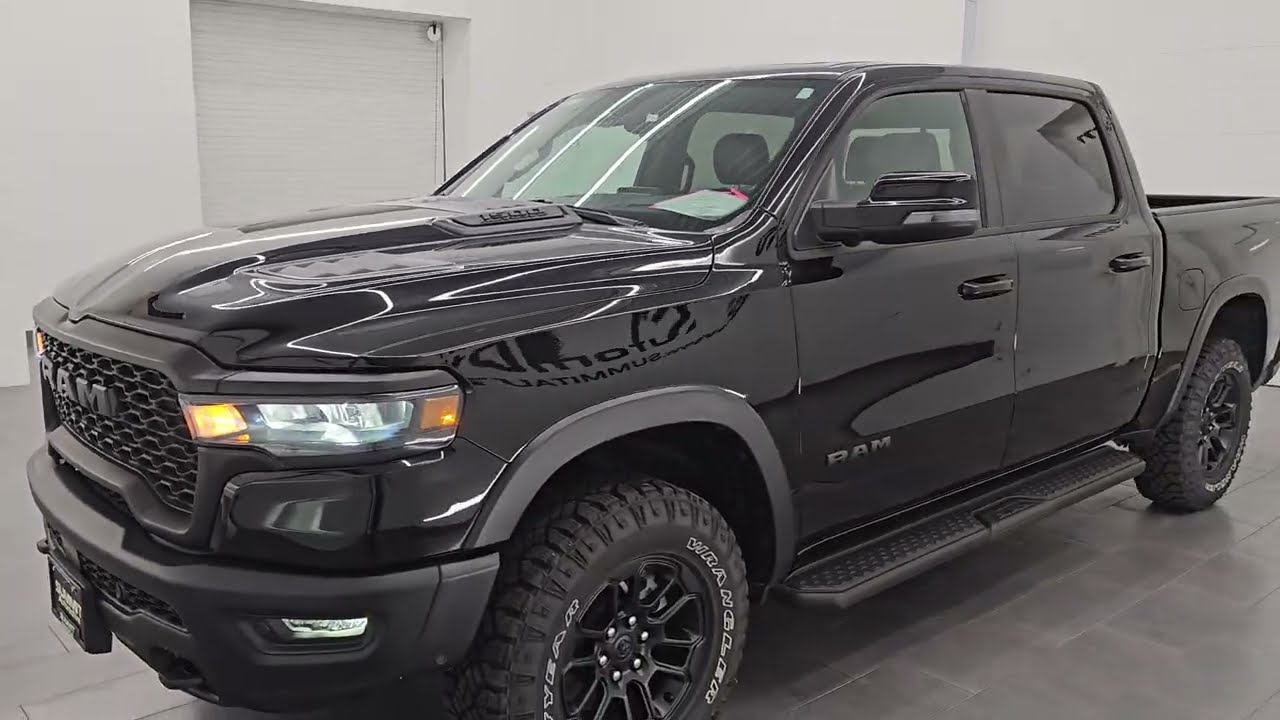 Thumbnail for 2026 RAM 1500 REBEL LEVEL 2 TECH SAFETY DIAMOND BLACK JOSE SPECIAL 4K WALKAROUND 26T84A
